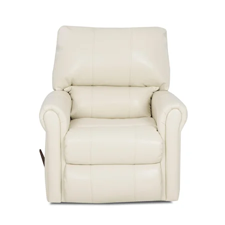 Transitional Power Reclining Chair with Padded Chaise